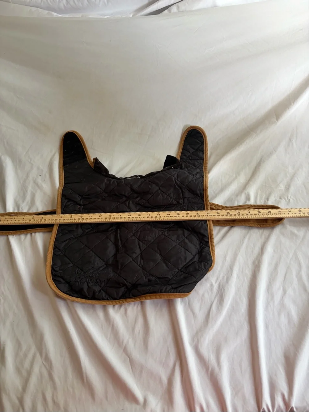 Carhartt Quilted Dog Chore Coat Vest Brown Approx Large Workwear